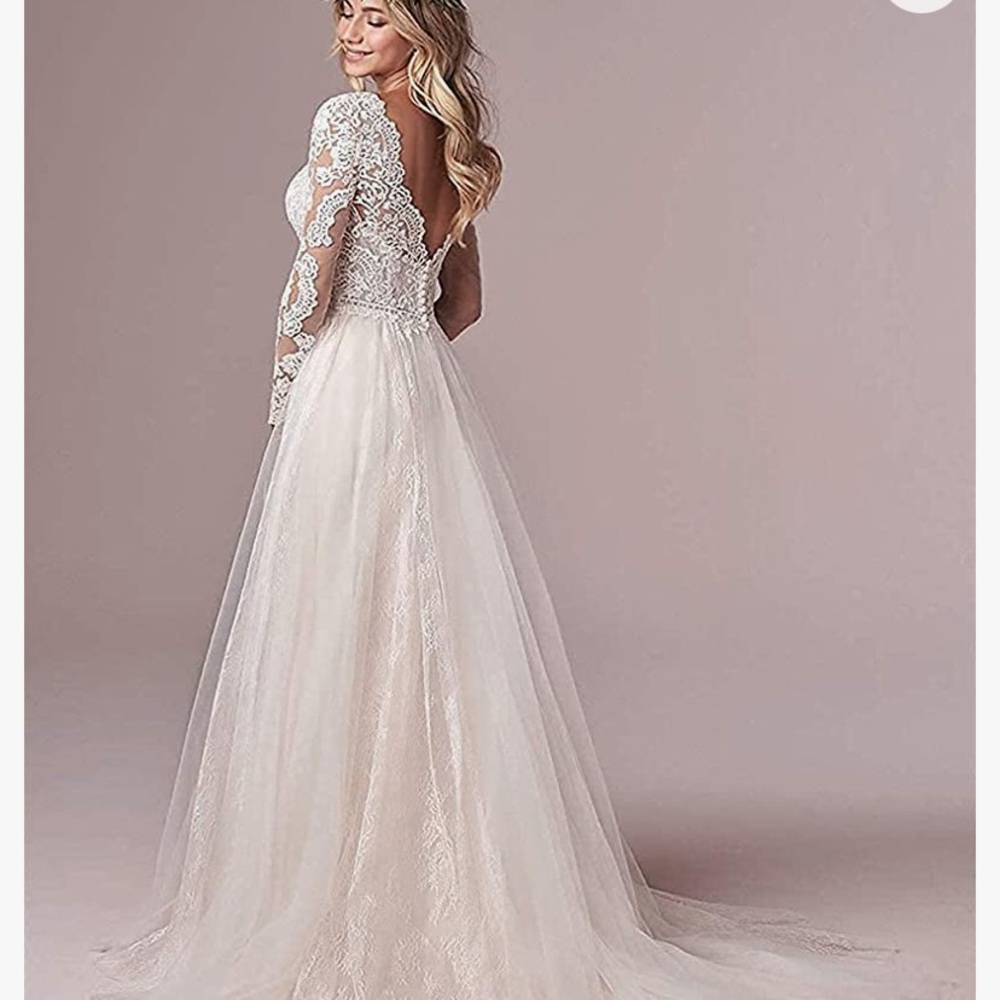NWT long sleeve wedding dress